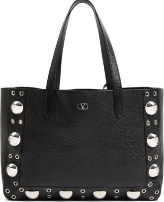 Valentino Garavani Stijlvolle Tote Tas in Zwart - Dames - Shoppers - Zwart - ONE Size - Tassen