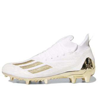 adidas Adizero Cleats Primeknit White Gold Metallic GX5100