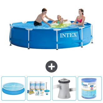Intex Piscina Con Estructura Redonda - 305x76 Cm - 7-piezas S31473