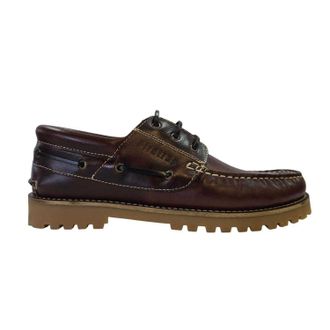 Firetrap Jose Classic leren herenschoenen (Bordeauxrood)