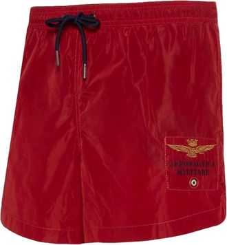 Aeronautica Casual korte broek - Heren - Korte Broeken - Rood - S - Polyester - Korte Broeken