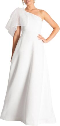 Camilyn Beth Vivienne Gown In Ivory Satin