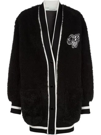 Off-white varsity cardigan - Black