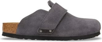 Birkenstock Arizona Big Buckle Charcoal Leather Sandals