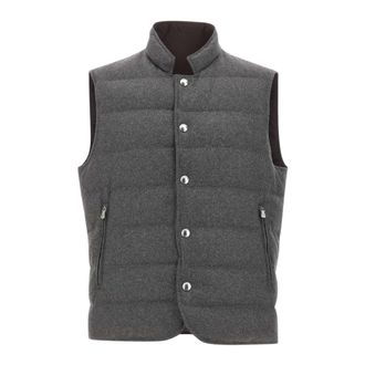 Eleventy Heren, Jassen, Grijs, Maat: 2XL