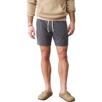 Marine Layer Cloud 9 Terry Shorts in Asphalt at Nordstrom, Size Xx-Large