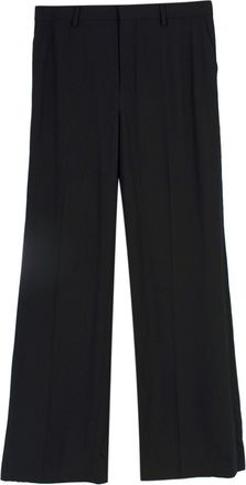 Petar Petrov Black Classic Wide Leg Trousers Size S