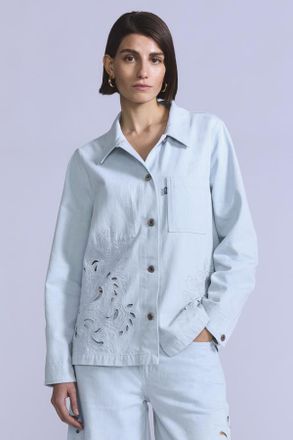 Levi's Cazadora Bandit bordada - Mujer - XS - Azul / Soft Wash