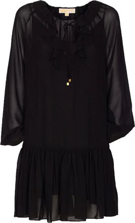 Michael Michael Kors Abito con ruches - Nero