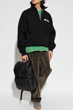 Jacquemus Sweatshirt With Logo, Mens, Black