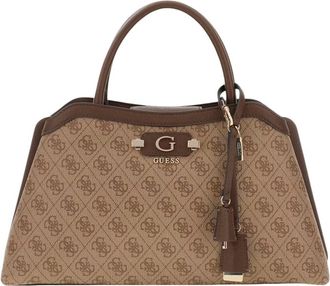 Guess Tassen, Dames, Bruin, ONE Size, Polyester, Coleen Logo Small SA