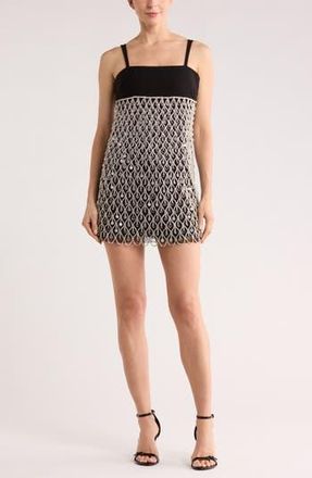 SIMKHAI Sallie Embellished Minidress in Black at Nordstrom Rack, Size 4