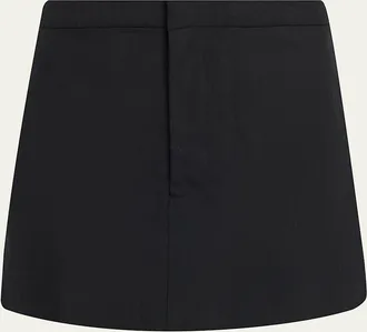 Still Here Kelly Nylon Mini Skirt
