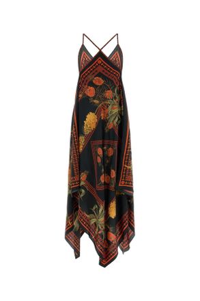 Blumarine Print Dress - Black
