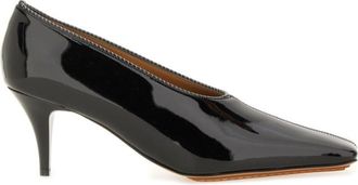 Stella McCartney Black Leather Pumps
