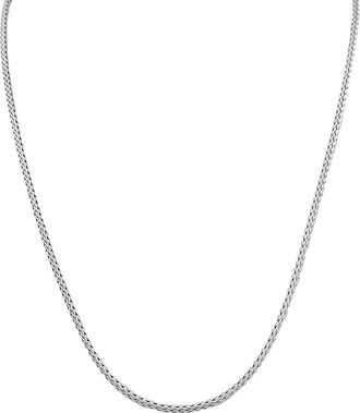 John Hardy Classic Chain Mini Oval 2.5Mm Sterling Silver Necklace - Nb92cx18