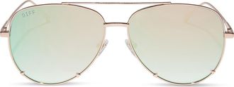 DIFF Eyewear 63mm Scarlett Sunglasses in Champagne Brown at Nordstrom Rack