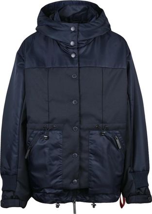 Afterlabel Padded Short Jacket With High Collar And Hood