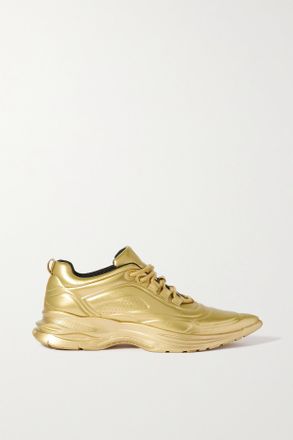 AZ FACTORY Collapsible-heel Neoprene And Mesh Slip-on Sneakers - Oro