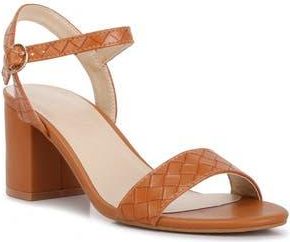 London Rag Poiret Block Heel Sandal in Tan at Nordstrom Rack, Size 10