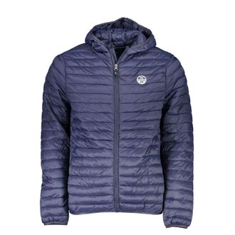 North Sails Blue Polyamide Men Mens Jacket