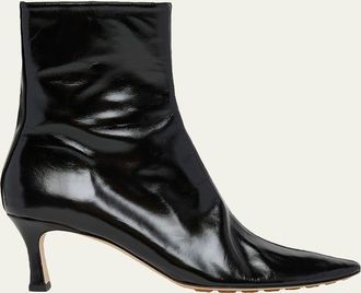 Bottega Veneta Sofia Leather Ankle Boots