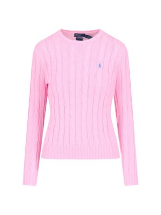Polo Ralph Lauren Logo Braided Sweater
