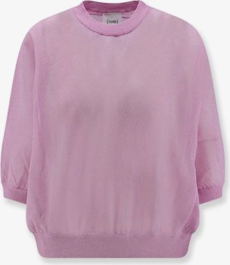 Nude T-shirt in misto cotone - NUDE - gender_Woman