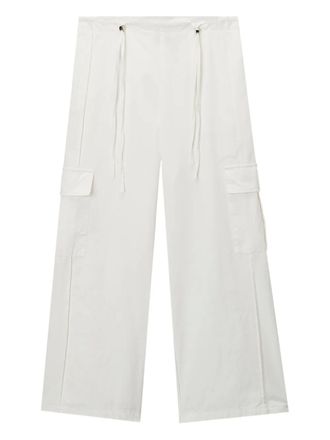 Tout à Coup cargo wide-leg trousers - women - Cotton - S - White