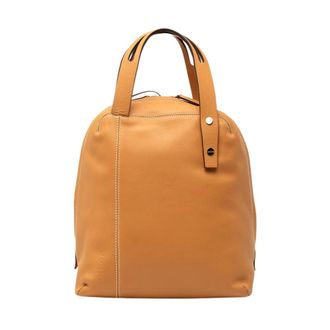 Loewe Pre-owned Leren Handtas - Dames - Pre-owned - Bruin - Maat: ONE Size Leer
