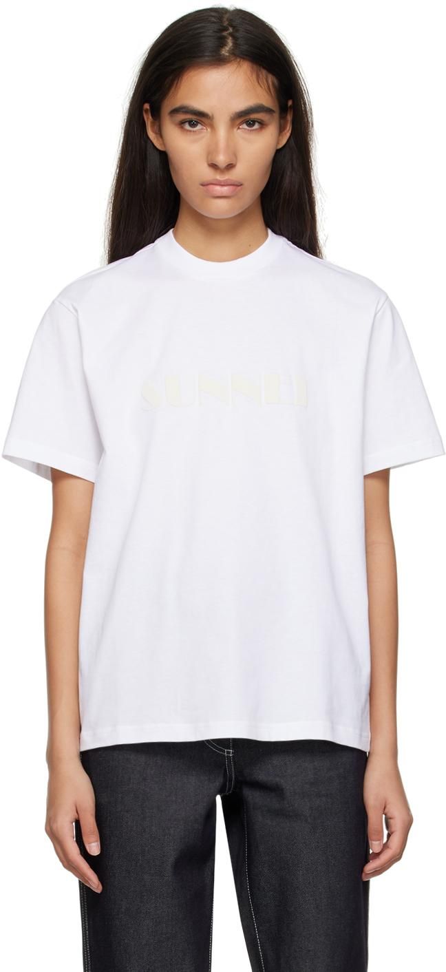 Tシャツ・カットソー SUNNEI Woman T-Shirt Multicolor RTWWTOP016 0023 Sunnei: White T-Shirts now up to −81% | Stylight