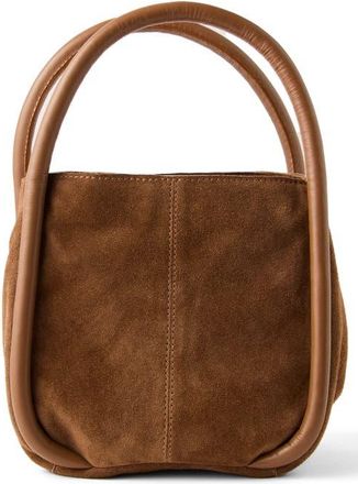 Free People Barlow Leather Bucket Bag in Cognac at Nordstrom