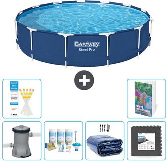 Bestway Piscina Bestway Steel Pro Redonda - 396x84 Cm - 7-piezas S233