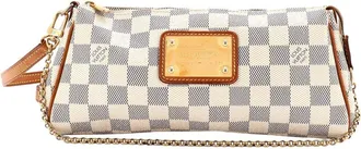 Louis Vuitton White Damier Eva (Authentic Pre-Loved)