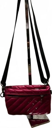 Think Royln Diagonal Bum Bag 2.0 In Glossy Garnet
