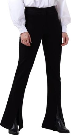 Silvian Heach Flared Pants Zampa/pant Black - Dames - Wijde Broeken - Zwart - 3XS - Broeken
