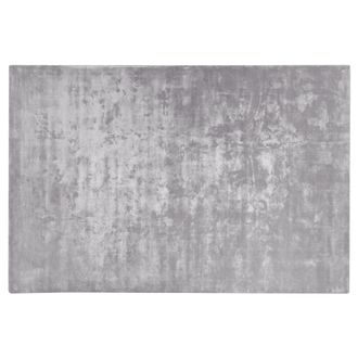 Beliani Beliani - Alfombra De Viscosa Gris Claro 200 X 300 Cm Pelo Corto Sala De Estar Gesi Ii