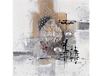 Schubiger M&ouml;bel Bild Muscheln in Silber