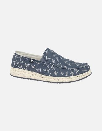 Walk In Pitas Walk In Pitas Mens Bones Mens Canvas Shoes - Navy - Size: 12