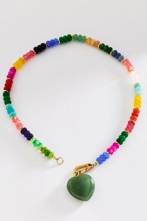 Holst + Lee Gem Heart Necklace