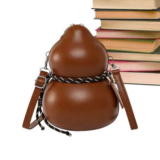 Generic Pu Leather Shoulder, Pu Leather, X1, Calabash Sling Bag, Vintage Handbag Purse, Sling Handbag, For School, Gym, Travel, Work And Office