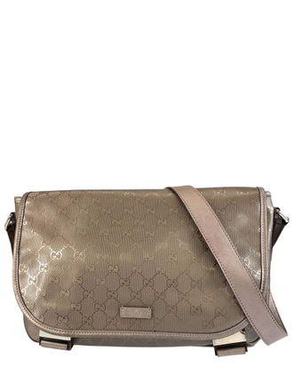 Gucci Brown Gg Imprime Messenger Bag (Authentic Pre-Loved)