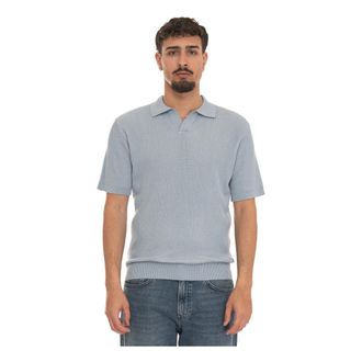 HUGO BOSS Hugo, Polo Shirts, male, Blue, Size: 3XL Aravolo Jersey Polo Shirt
