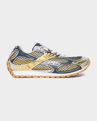 Bottega Veneta Men & apos;s Orbit Technical Fishnet Sneakers