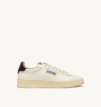 Autry SNEAKERS DALLAS LOW IN PELLE MARSHMALLOW E FIG