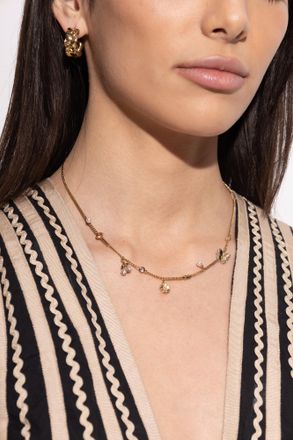 Coach Brass Necklace, Womens, Gold