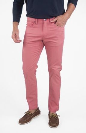 Tailor Vintage Straight Leg Stretch Cotton Blend Pants in Nantucket Red at Nordstrom Rack, Size 32