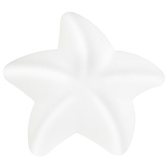 Beliani Beliani - L&aacute;mpara De Techo Luces Led Integradas Forma De Estrella Habitaci&oacute;n Infantil Blanco Surna