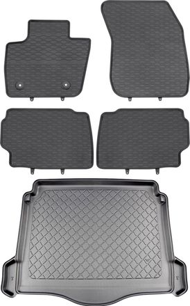 OEM Juego De Alfombrillas De Goma Para Coche Y Maletero Para Ford Mondeo V Estate (desde Enero De 2015 Hasta 2022)