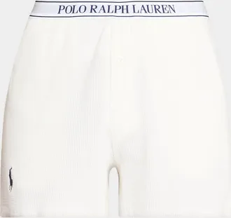 Polo Ralph Lauren Club Waffle Stretch-Cotton Boxer Shorts